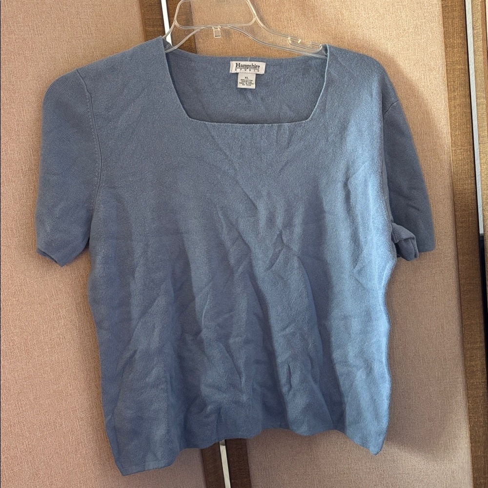 FINAL MARKDOWN Hampshire studio Women's smoky Blue Top xl